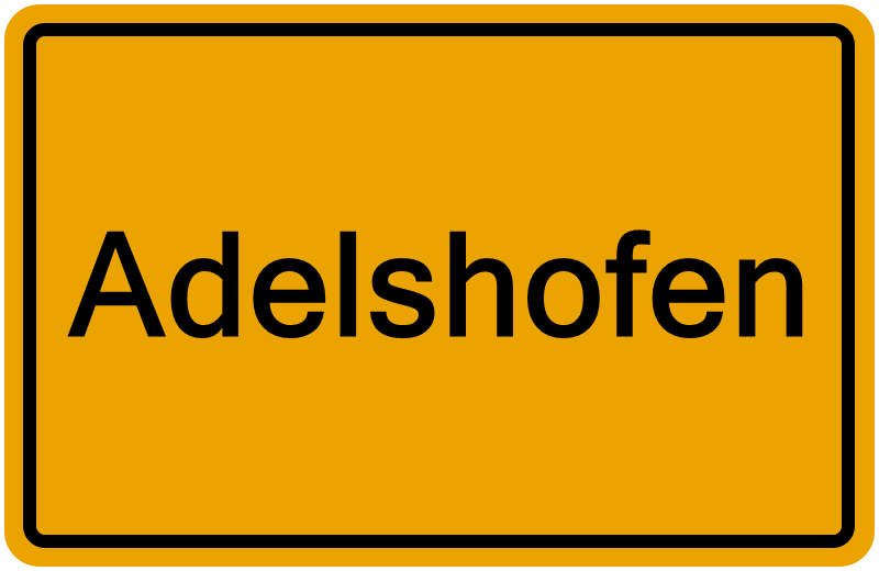 Handelsregisterauszug Adelshofen