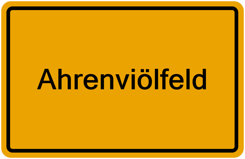 Handelsregisterauszug Ahrenviölfeld