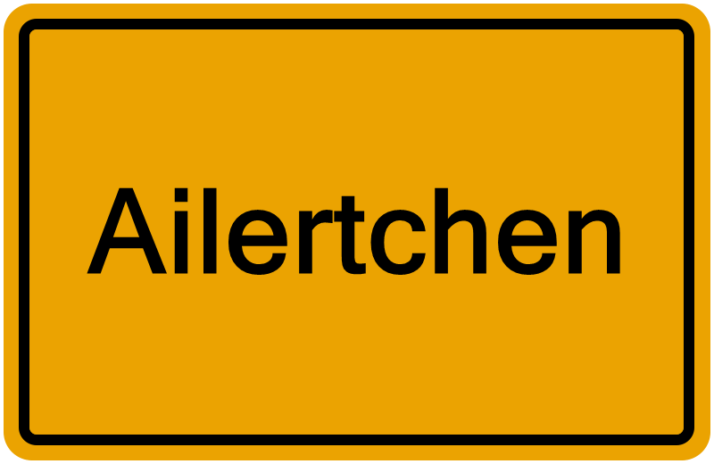 Handelsregisterauszug Ailertchen