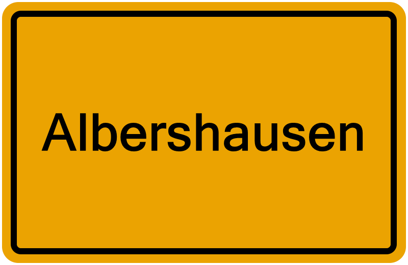 Handelsregisterauszug Albershausen