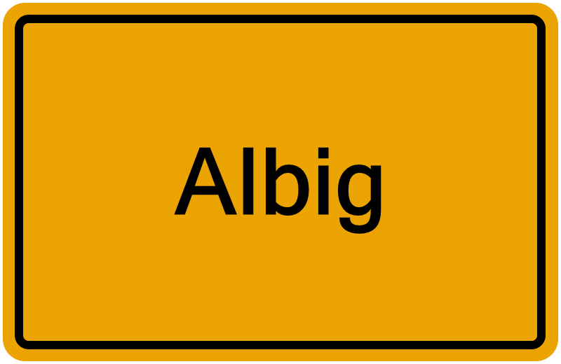 Handelsregisterauszug Albig