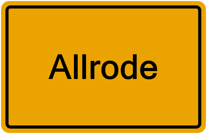 Handelsregisterauszug Allrode