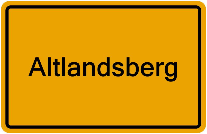 Handelsregisterauszug Altlandsberg
