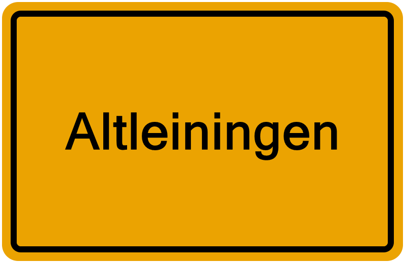 Handelsregisterauszug Altleiningen