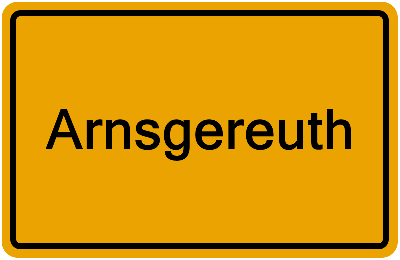 Handelsregisterauszug Arnsgereuth