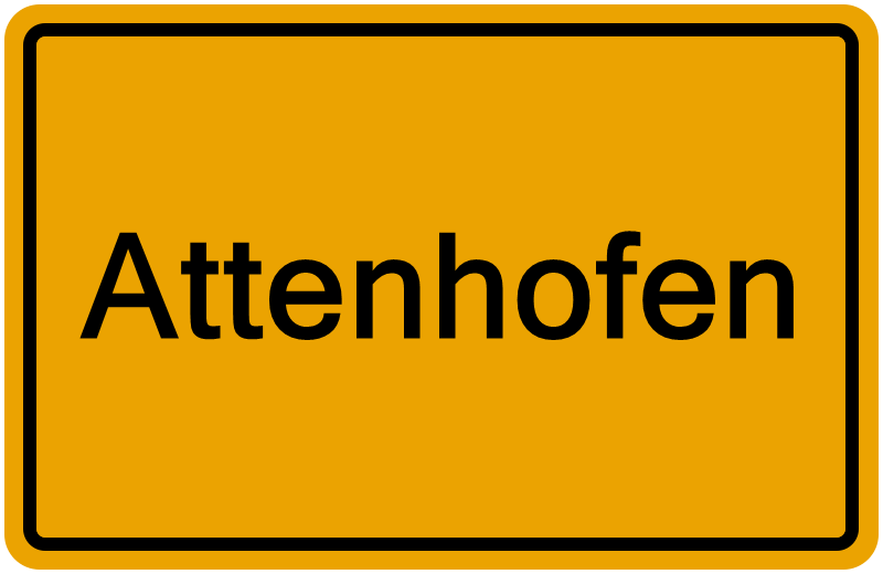 Handelsregisterauszug Attenhofen