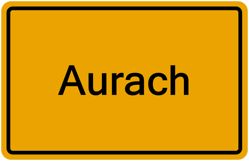 Handelsregisterauszug Aurach