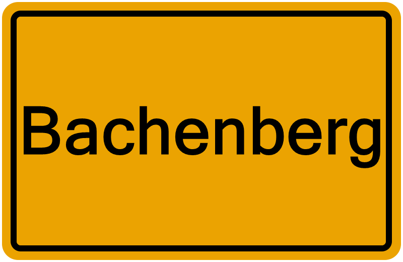 Handelsregisterauszug Bachenberg