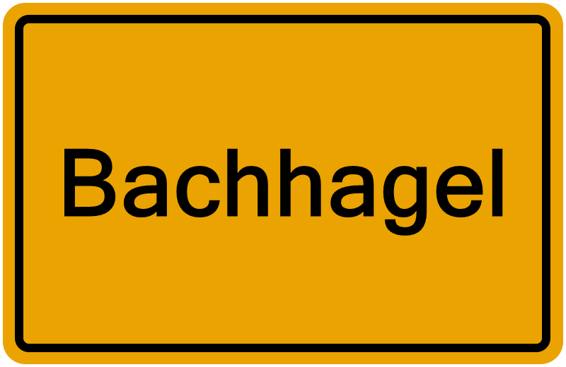 Handelsregisterauszug Bachhagel