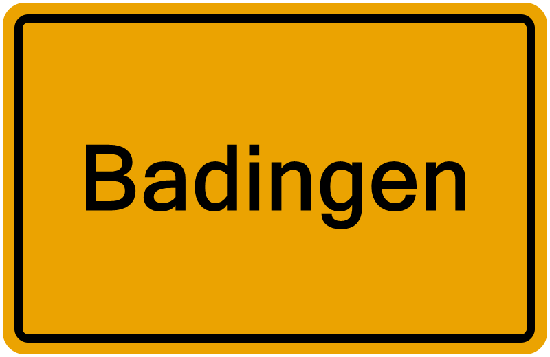 Handelsregisterauszug Badingen