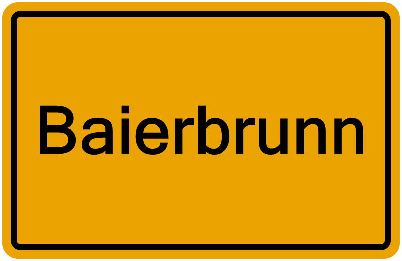 Handelsregisterauszug Baierbrunn