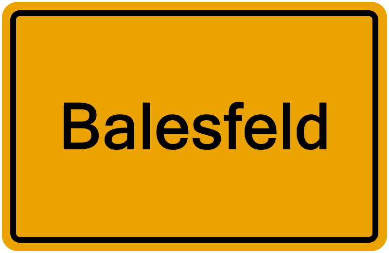 Handelsregisterauszug Balesfeld