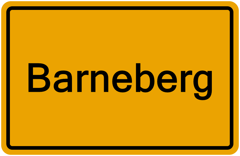 Handelsregisterauszug Barneberg