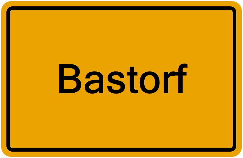Handelsregisterauszug Bastorf