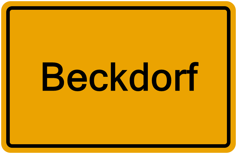 Handelsregisterauszug Beckdorf