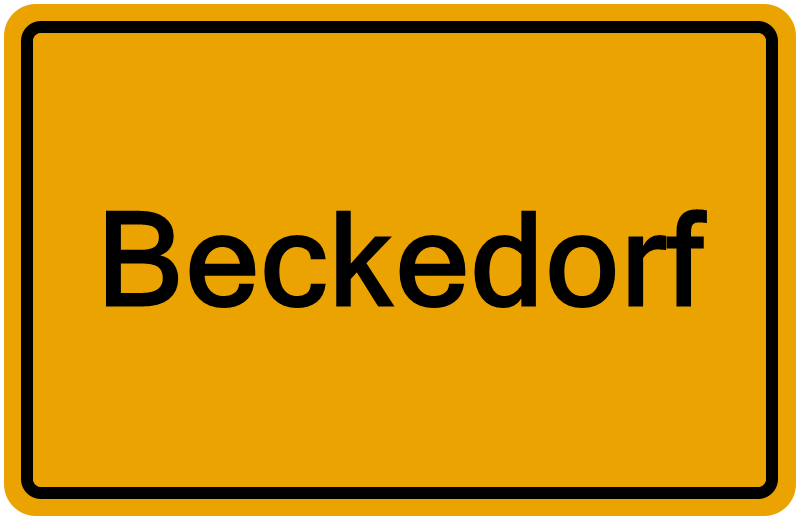 Handelsregisterauszug Beckedorf
