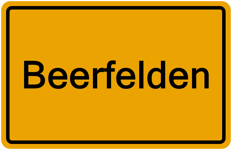 Handelsregisterauszug Beerfelden
