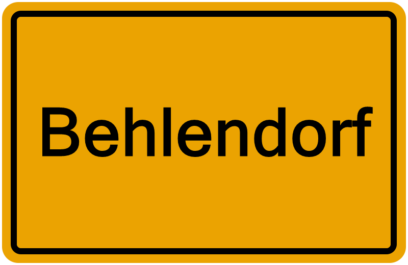 Handelsregisterauszug Behlendorf