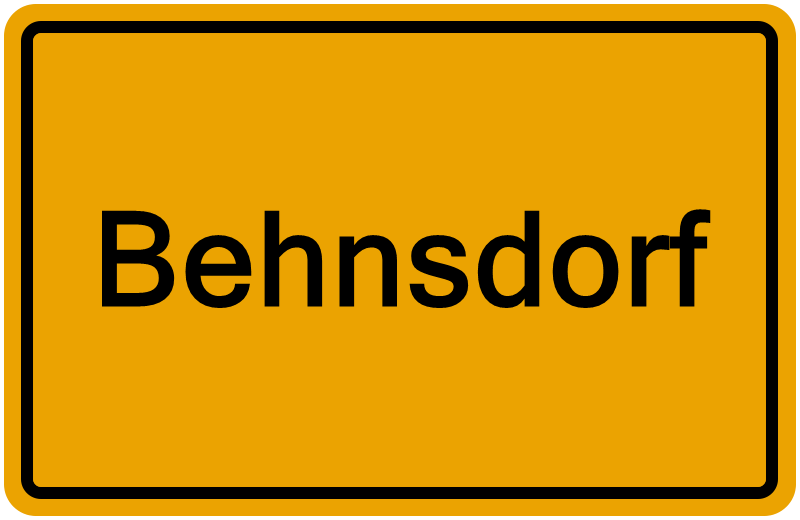 Handelsregisterauszug Behnsdorf