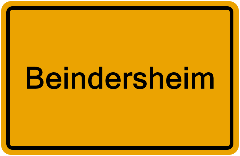 Handelsregisterauszug Beindersheim