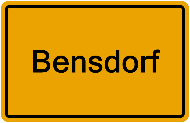 Handelsregisterauszug Bensdorf