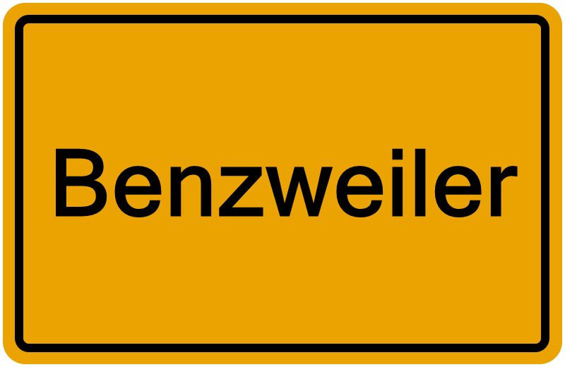 Handelsregisterauszug Benzweiler