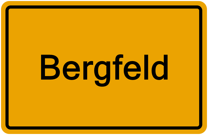 Handelsregisterauszug Bergfeld