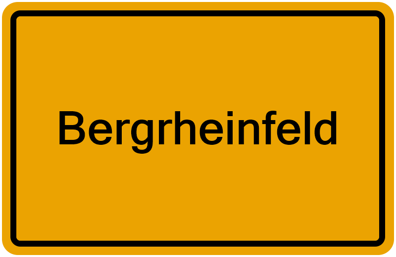 Handelsregisterauszug Bergrheinfeld