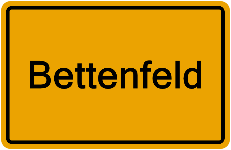 Handelsregisterauszug Bettenfeld