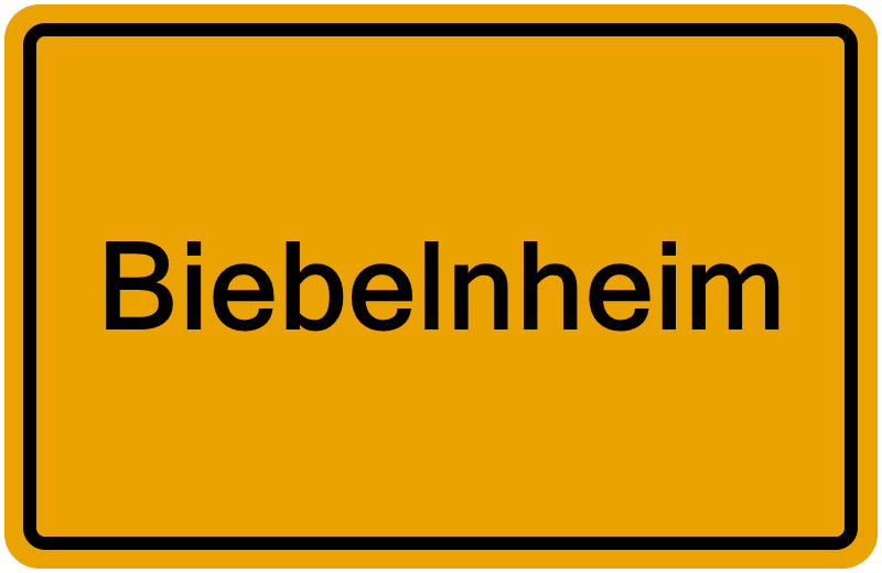 Handelsregisterauszug Biebelnheim