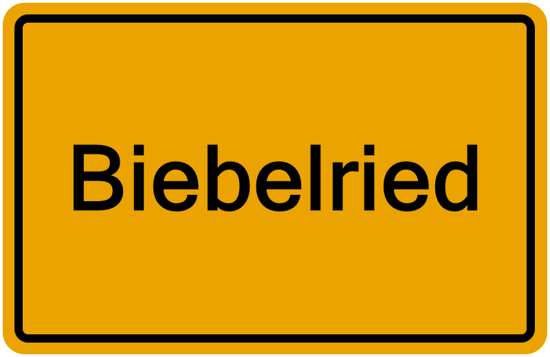 Handelsregisterauszug Biebelried