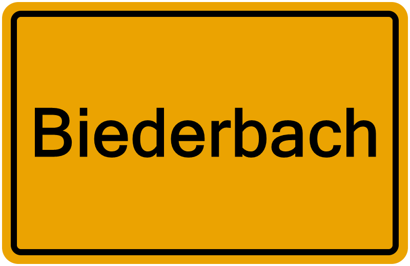 Handelsregisterauszug Biederbach