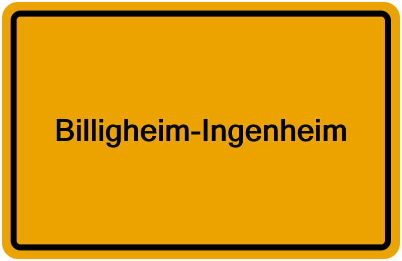 Handelsregisterauszug Billigheim-Ingenheim