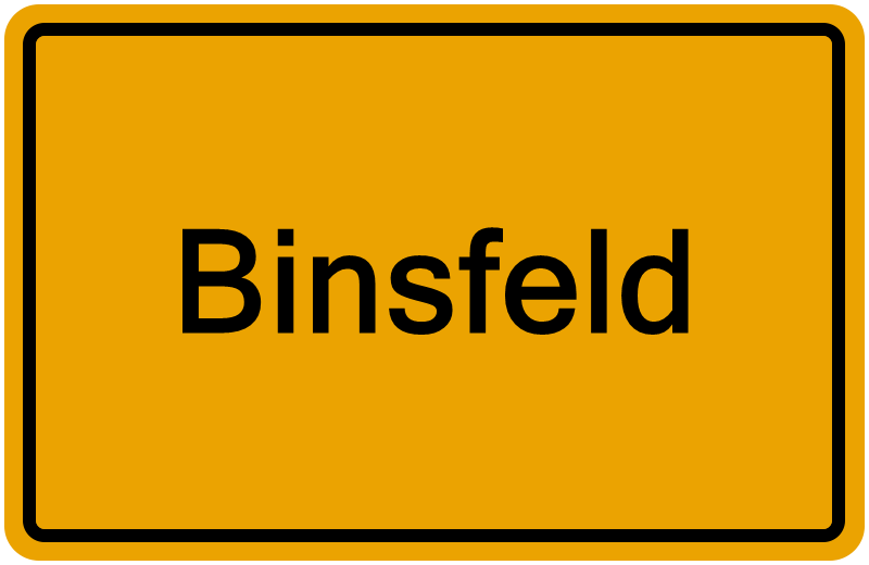 Handelsregisterauszug Binsfeld