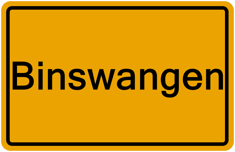 Handelsregisterauszug Binswangen