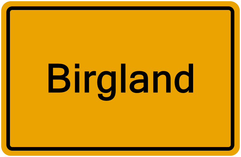 Handelsregisterauszug Birgland