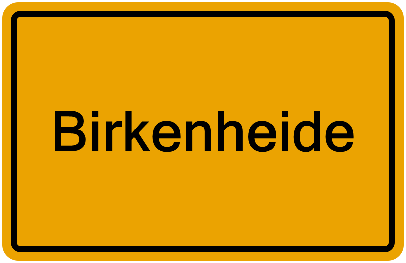 Handelsregisterauszug Birkenheide