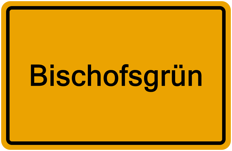 Handelsregisterauszug Bischofsgrün