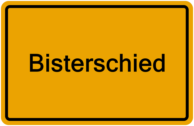 Handelsregisterauszug Bisterschied