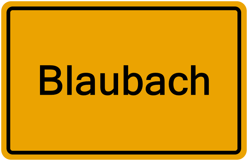 Handelsregisterauszug Blaubach