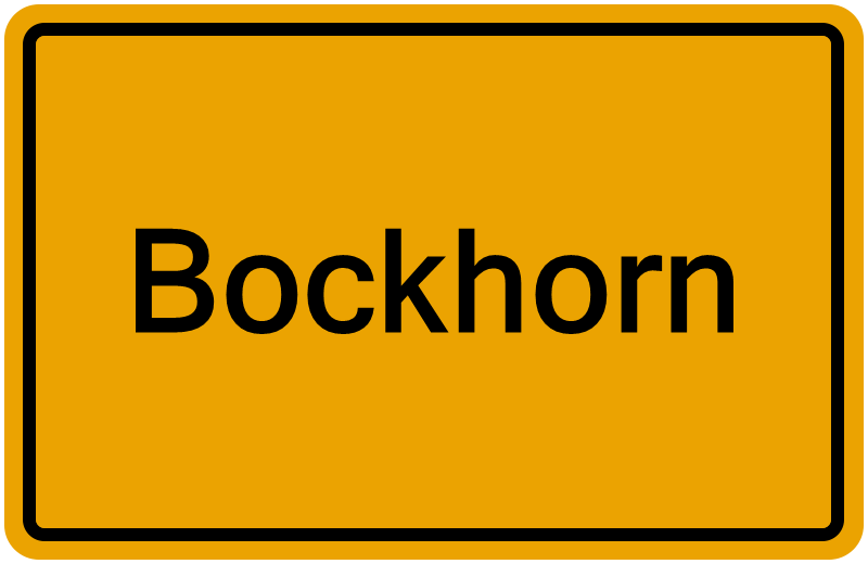 Handelsregisterauszug Bockhorn
