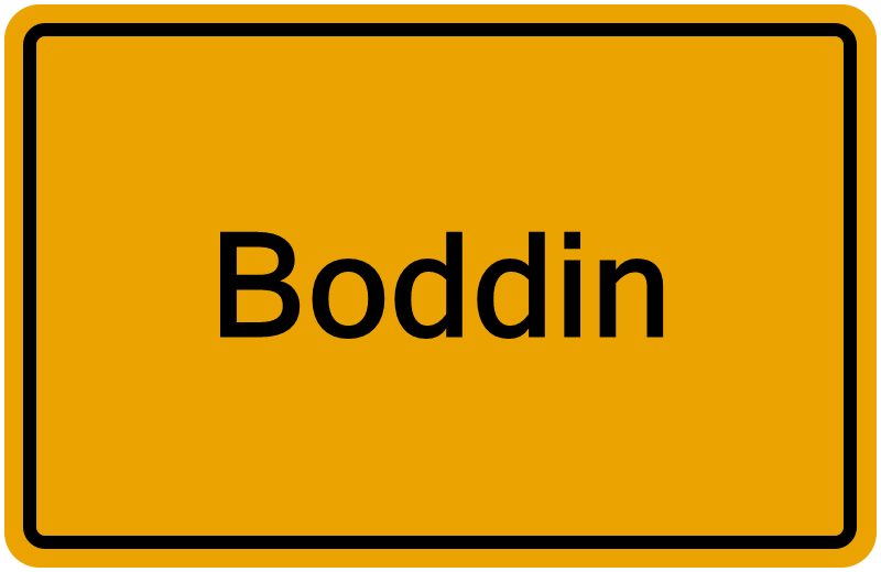 Handelsregisterauszug Boddin