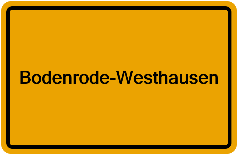 Handelsregisterauszug Bodenrode-Westhausen