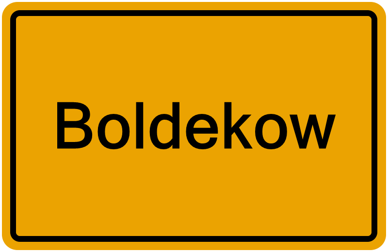 Handelsregisterauszug Boldekow