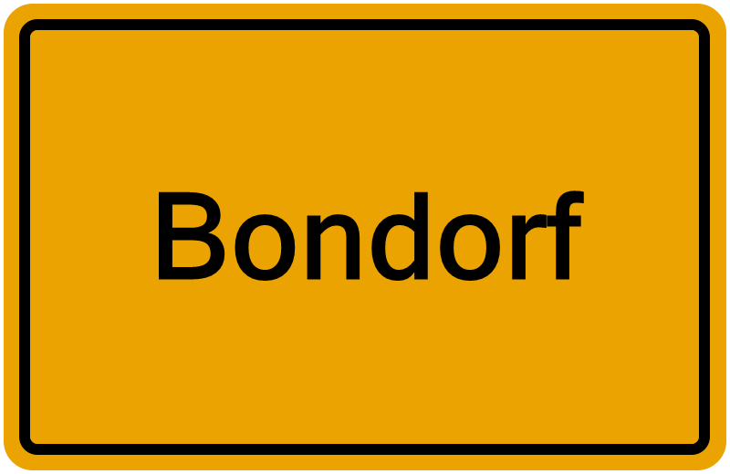 Handelsregisterauszug Bondorf