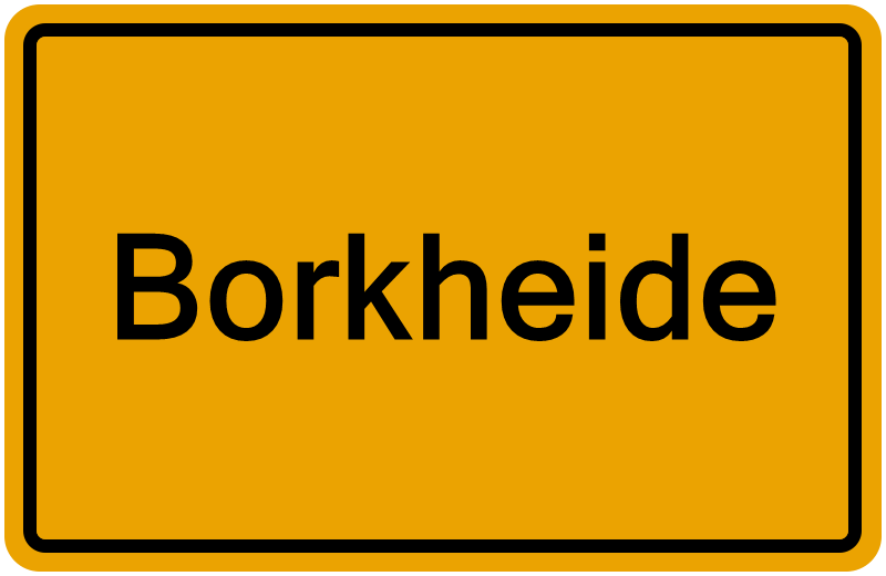 Handelsregisterauszug Borkheide