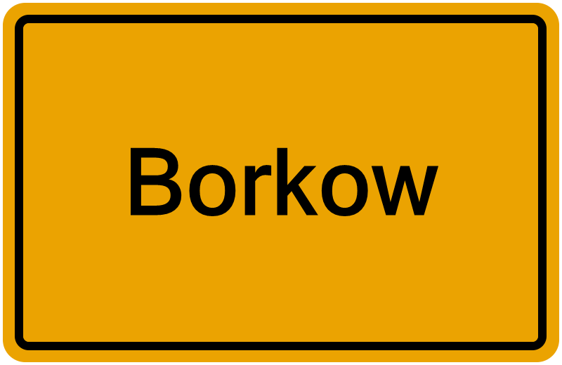 Handelsregisterauszug Borkow