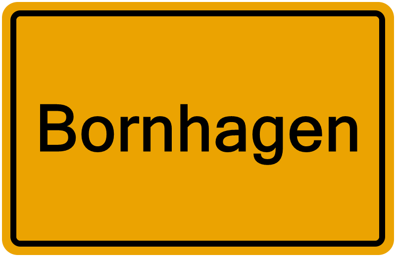 Handelsregisterauszug Bornhagen