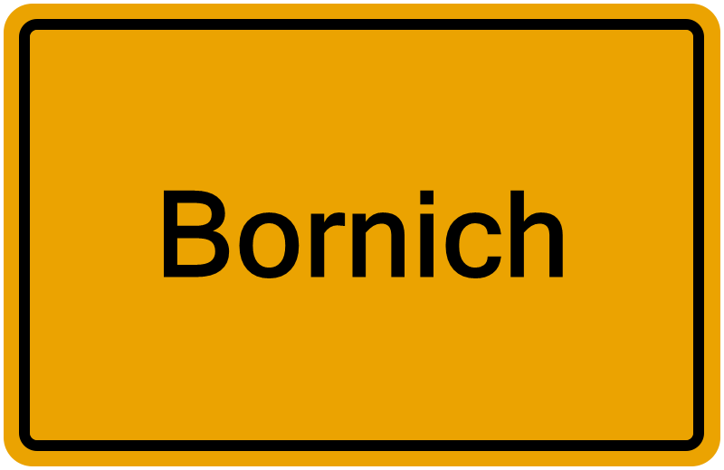 Handelsregisterauszug Bornich