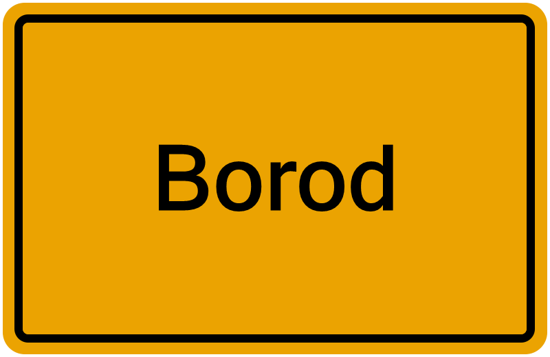 Handelsregisterauszug Borod